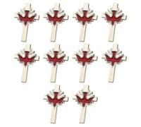 10 broches ligeros de aleación con diseño de pájaro de la paz, joyería perfecta para viajes, viajes, estilo conmemorativo, elegante, pin de pecho de pájaro, Gold-color, como se describe