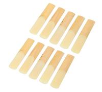 10 Caas de Saxofn Alto 2.5, Caas Delgadas y Flexibles para un Tono Rico, Vienen con un Estuche Transparente Suficiente para Reemplazar y Usar de Saxofn 2.5 para
