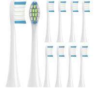 10 cabezales de cepillo compatibles con Oclean Cepillo de dientes eléctrico de repuesto para OcleanOne, Flow, X Pro, X Pro Elite, X Pro Digital, X10, X Ultra, Air2, F1 usm.(Blanco)