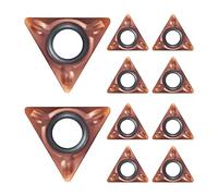 10 cabezales de corte triangulares para máquina de biselado neumático, ángulo C/R de alta precisión para mini máquina de biselado neumático biselado (ángulo C x 10)