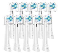 10 cabezales de repuesto compatibles con Oral B IO 3N/3/4/5/6/7/8/9/10 Series Cepillo de dientes eléctrico, cabezales de cepillo de dientes IO compatibles con Oral B para una buena limpieza y