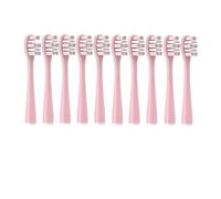 10 cabezales de repuesto for aspiradora, compatibles con boquillas limpieza suaves for cepillos dientes Y1S/Y4/U1/U2/U3/P1/P4(10PurePink)
