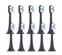 10 cabezales de repuesto for cepillo de dientes eléctrico sónico Xiaomi Mijia T302, compatibles con boquillas suaves DuPont.