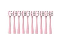 10 cabezales de repuesto for cepillo dientes eléctrico, compatibles con boquillas limpieza suaves for cepillos eléctricos Y1S/Y4/U1/U2/U3/P1/P4(10PurePink)