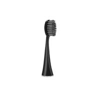 10 cabezales de repuesto for cepillo dientes sónico Burst Pro, cerdas suaves carbón con tapa antipolvo(5pcs black)