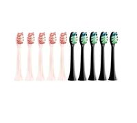 10 cabezales de repuesto for cepillos dientes eléctricos sónicos Philips HX6930 y HX6064 compatibles. Boquillas cerdas suaves DuPont con aspiración. Sin metal(5BlackPink)