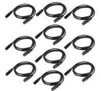 10 cables de señal de iluminación premium WorldLite, cable Accu DMX512, cable LED PAR para luz de cruce, foco de haz