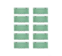10 cajas de almacenamiento de componentes electrónicos de plástico con pestillo para piezas SMT, 75 x 31,5 x 21,5 mm, caja de herramientas apilable para tornillos pequeños y resistencias