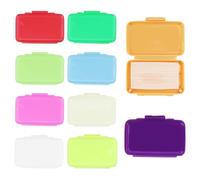 10 cajas de cera dental para aparatos ortopédicos, cera de ortodoncia multicolor, 50 piezas de cera ortopédica de ortodoncia, cera de goma con olor a fruta, para el cuidado bucal, alivio del dolor y