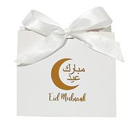 10 cajas de dulces Eid con cinta, suministros de almacenamiento multiusos para ChocolateTreat Kid Present Candy