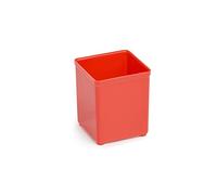 10 cajas de inserción de 63 mm A3 rojo 52 x 52 x 63 adecuadas como bandeja Bosch L-Boxx, cajas de inserción para cajas de surtido como Bosch Sortimo Insetboxen Set para L-BOXX, T-BOXX, ProClick Tray