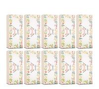 10 cajas de papel para pintalabios, diseño elegante, almacenamiento para pintalabios y brillo de labios, varios patrones y colores a elegir, # 03, F4 bird flower paper box, Casual