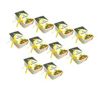 10 cajas para festivales Eid con forma de libro, caja de embalaje de chocolate para musulmanes, suministros de fiesta de celebración Hpoliday