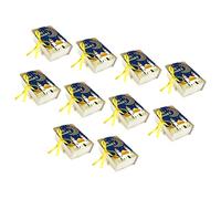 10 cajas para festivales Eid con forma de libro, caja de embalaje de chocolate para musulmanes, suministros de fiesta de celebración Hpoliday