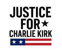 10 calcomanías de Charlie Kirk, silenciadas pero no olvidadas de tributo de You Can't Kill Ideas, calcomanías conmemorativas patrióticas, Justice for Charlie Kirk