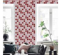 10 calcomanías de mosaico para decoración de pared del hogar, cocina y baño (MSC070)