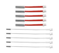 10 calentadores de cartucho de 24 V 50 W con termistor XH2.54-2pin 100K con impresora PH2.0-2pin Hotend 150 mm cartucho de varilla de calefacción termistor