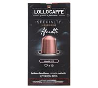 10 Cápsulas de Aluminio Lollo Caffè Box Specialty Afrodite Compatible con Nespresso®