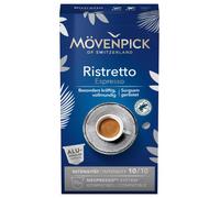 10 cápsulas de café RISTRETTO ESPRESSO en cápsulas de aluminio de Mövenpick