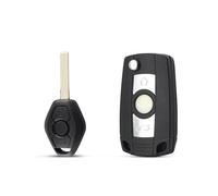 10 Carcasas de Llave de Coche modificadas de 3 Botones para BMW Serie 1, 3, 5, 6 y 7, Z3, Z4, X3, X5, M5, 325i, E38 y E39 (HU92)