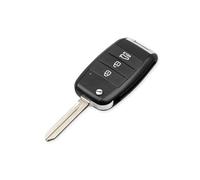 10 Carcasas Plegables para Llave de Coche con Mando a Distancia de 3/4 Botones para KIA, Carens, Cerato, Forte, K2, K3 y K5 (3 Botones HYN14)