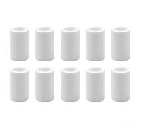 10 cartuchos de filtro de algodón PP para purificador de agua, estructura densa multicapa para impurezas, amplia compatibilidad para sistemas de filtración, cilindro blanco de 36 x 23 mm