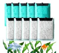 10 cartuchos de filtro para acuario con Algostop Depot antialgas, compatible con filtro Tetra Easycrystal 250 y caja de filtro Tetra Easycrystal 300, así como filtro de reptofiltro medio (verde)