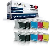 10 cartuchos de tinta compatibles con Brother LC970 LC1000 MFC 235C MFC 240C MFC 260C MFC 465CN MFC 660CN MFC 665CW MFC 680CN MFC 685CW MFC 845CW