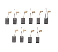 10 cepillos de carbono compatibles con Bosch 5-40 DCE para gsh | Carbono+metal, compatible con 11235EVS 11241EVS 11248EVS, reemplaza la pieza 1617014135, corrige problemas de motor