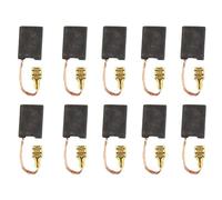 10 cepillos de carbono duraderos compatibles con Bosch GWS 20-230 H, amoladora angular eléctrica, taladro de impacto, cepillo de carbono, herramientas eléctricas duraderas