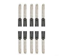 10 cepillos de carbono para máquina de soldadura de aire caliente, reemplazo del motor con cables de alambre y resortes de cepillo