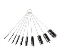 10 cepillos de limpieza de tubos flexibles de nailon de 7.9 pulgadas de largo, mangueras de cepillo limpiador de tuberías para filtro de acuario, termómetros de luz, decoración de arena, decoración de