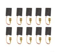 10 cepillos de motor de 6,3 x 16 x 22 mm, compatibles con Bosch para gws 20-230 H, amoladora eléctrica, piezas de repuesto de alta durabilidad