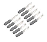 10 cepillos de motor de carbono para motores eléctricos, 20 mm x 5 mm x 5 mm, piezas de repuesto compatibles con taladros, amoladoras angulares, sierras circulares, aspiradoras y herramientas