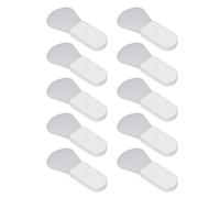 10 Cepillos de Silicona para Máscara, Mini Aplicador de Barro de Mango Corto, Herramienta de Belleza Facial Portátil, Cepillos de Aplicador Facial para Aplicar Máscara Facial,(Pulgar festoneado)