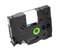 10 cintas adhesivas de etiquetas alta resistencia 9/12/18 mm, compatibles con impresoras Brother TZ TZe-S231 S631 (negro sobre blanco/amarillo)(10PK Black on White,9mm)