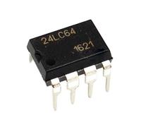10 circuitos integrados 24LC64-I/P 24LC64 DIP-8 64K I2C serie EEPROM