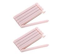 10 clips coloridos para bolsas de sellado de alimentos, bolsa de sellado de almacenamiento de cocina, selladora de abrazadera de mantenimiento fresco para bolsas de aperitivos de cocina, congelador