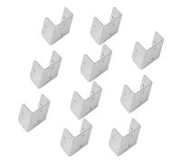 10 clips de acero galvanizado para panel seguro, no se erosión, varios tamaños, resistentes al viento, para postes de ladrillo de madera, clip de refuerzo de panel de valla
