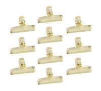 10 clips de acrílico transparente de 75 mm para papel acrílico para manualidades, tablero de dibujo, bolsa de alimentos, documentos, fotos, oficina, clips