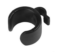 10 clips de cable de micrófono para soportes de micrófono, abrazaderas de plástico para organizar cables de audio, compatibles con tubos de hasta 25 mm de diámetro (25 mm)