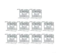 10 clips de drenaje de panel solar AluMiniature um soportes deflectores de agua para evitar escorrentías de lluvia eficientes y prevención de barro, compatibles con marcos de 30 mm, 33 metros, 35 mm