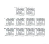 10 clips de drenaje de panel solar AluMiniature um soportes deflectores de agua para evitar escorrentías de lluvia eficientes y prevención de barro, compatibles con marcos de 30 mm, 33 metros, 35 mm