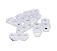 10 clips de guía de regulador de ventana blancos 20369895 compatibles con piezas de motocicletas automotrices Fleetwood DeVille para número de pieza 20369895