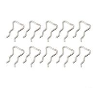 10 clips de inyector de acero inoxidable diseñados para tubos de retorno de aceite eficientes Bosch