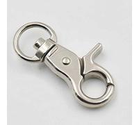 10 clips de mosquetón, de metal, giratorio con gatillo de langosta, para correas de 10 mm, bolso de mano, cinchas, 3 opciones de color