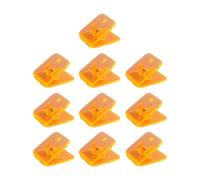 10 clips de papel acrílico con forma cuadrada, para archivar bolsas de alimentos, documentos, fotos, páginas, etc