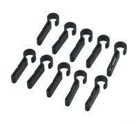 10 clips de plástico para casco para faro, gancho de seguridad compatible con varios faros y cascos ligeros