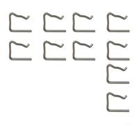 10 clips de repuesto de metal para inyector de combustible para 1982A4 7701477442 4S7Q9F524AB para Jaguar S-Type mk2 Discovery MK3