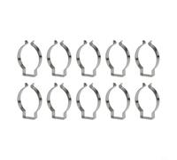 10 clips de resorte de tipo abierto, organizadores de herramientas de acero al manganeso para garajes, espacios al aire libre y soluciones de almacenamiento en el hogar (41 mm)